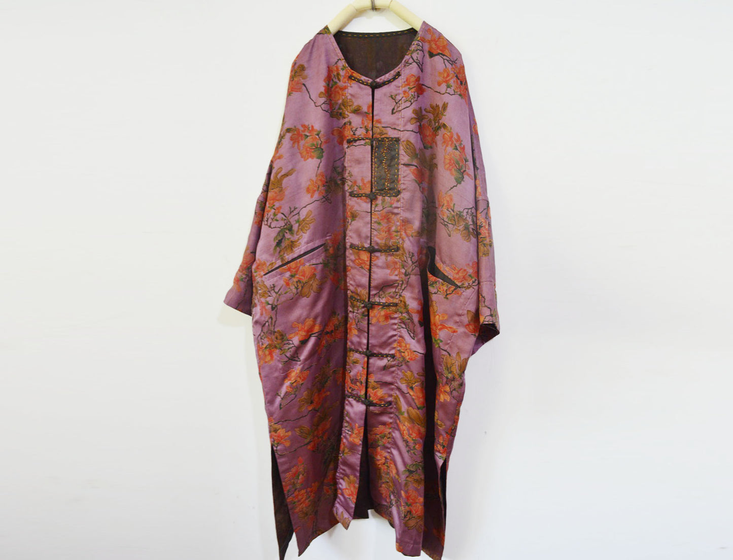 Reversible Mud Silk Song Brocade Chinese Coat co0151 A966