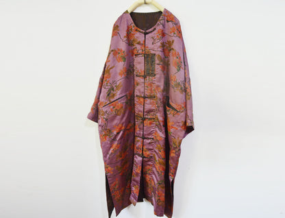 Reversible Mud Silk Song Brocade Chinese Coat co0151 A966