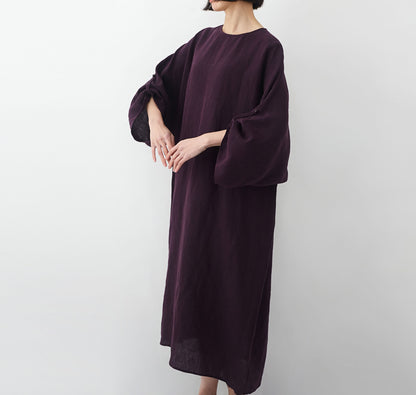 edoa Minimalist Oversized Linen Tunic Dress 