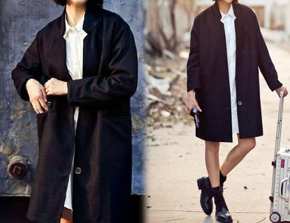 Wool One Button Boys Coat co0138 406