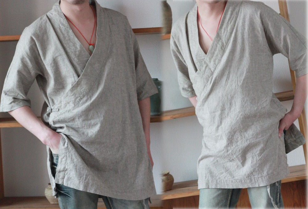 Washed Lithuanian linen shirt edoa