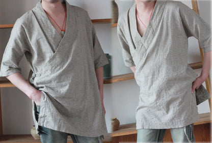 Washed Lithuanian linen shirt edoa