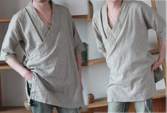 Washed Lithuanian linen shirt edoa