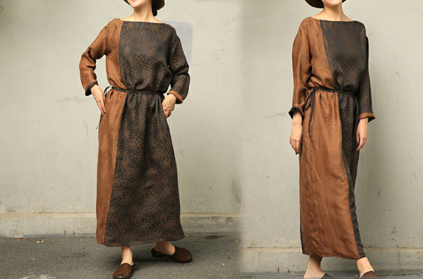 edoa Mud Silk Cotton Blend Dress