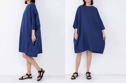 edoa French Linen Smock Tunic