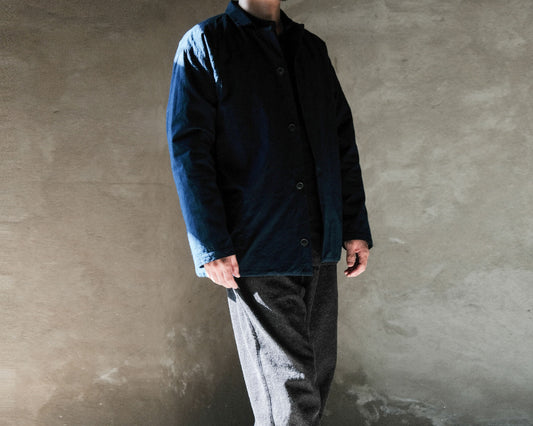 edoa Indogo Blue Padded Jacket