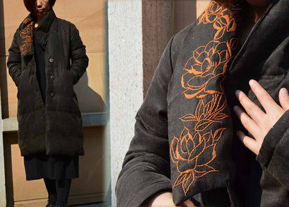 edoa Mud Silk Down Coat