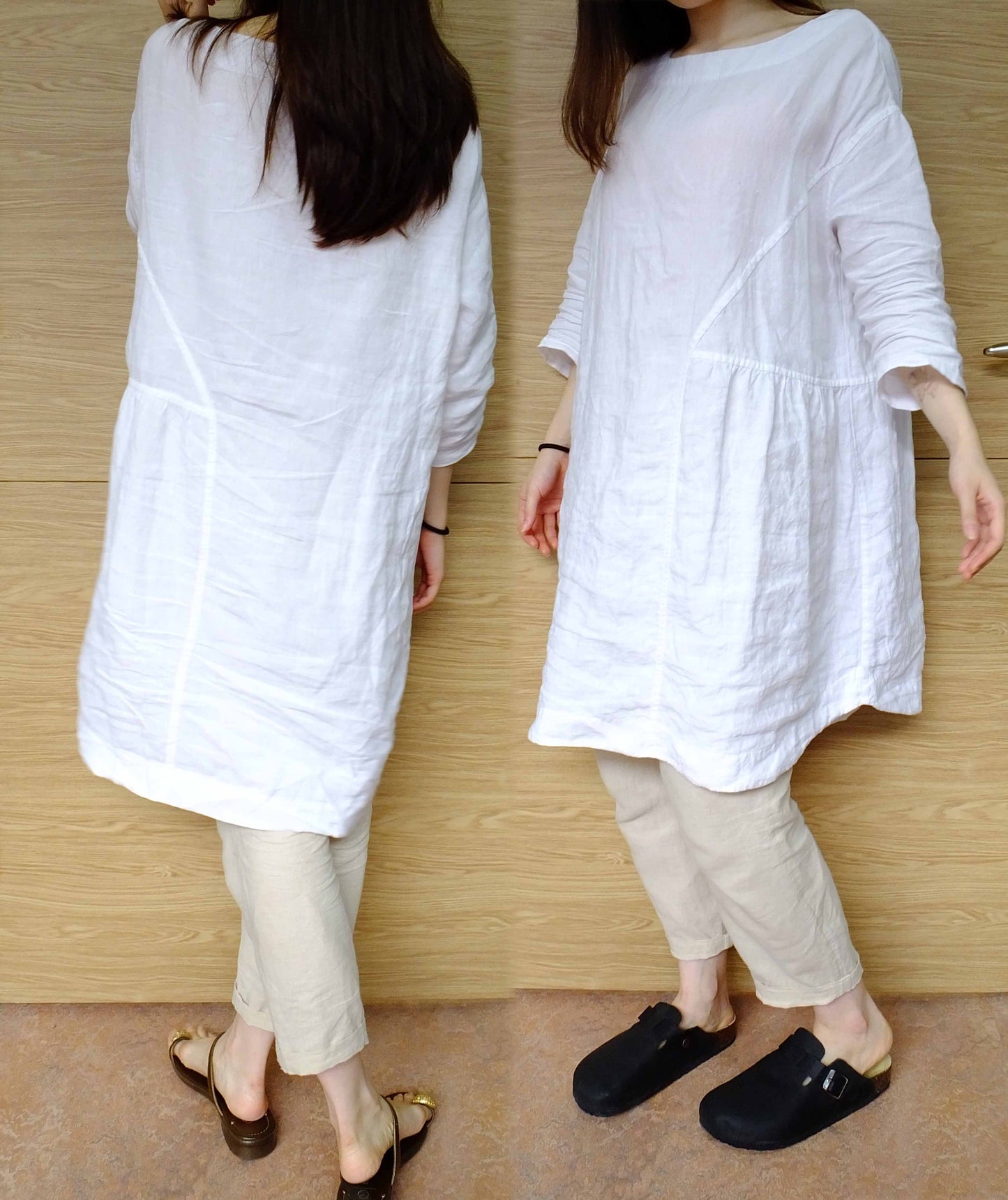 edoa Washed Linen Blouse
