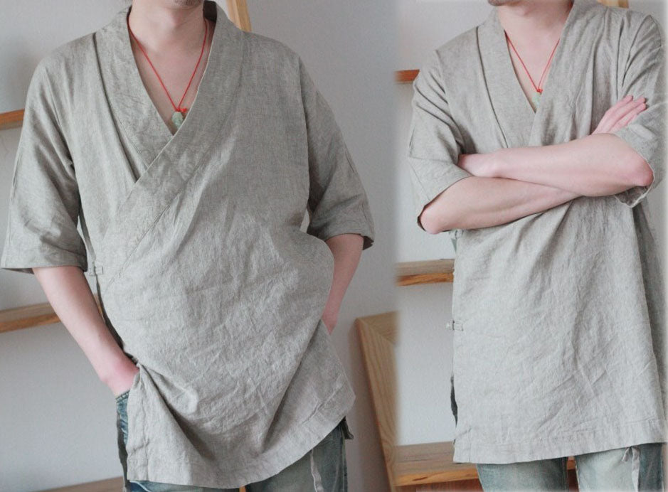Washed Lithuanian linen shirt edoa