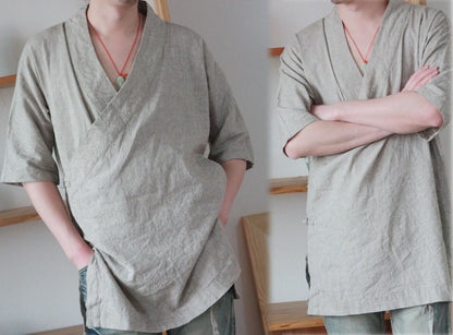 Washed Lithuanian linen shirt edoa