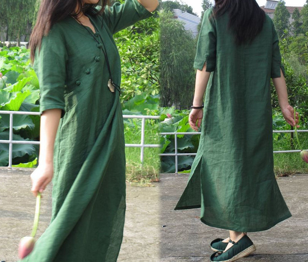 edoa Modified Linen Dress