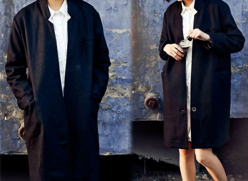 Wool One Button Boys Coat co0138 406