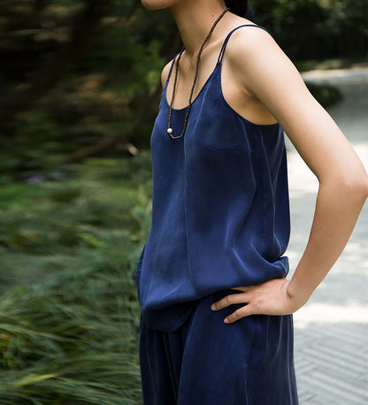 edoa Stone Washed Silk Cami Top