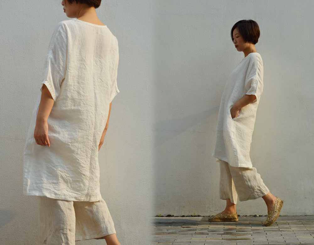 edoa Washed Linen Tunic 