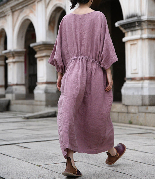 edoa Oversized Linen Tunic