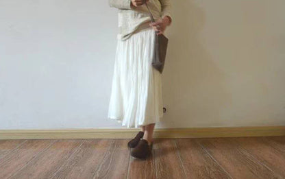 edoa Pure Silk Crepe Skirt