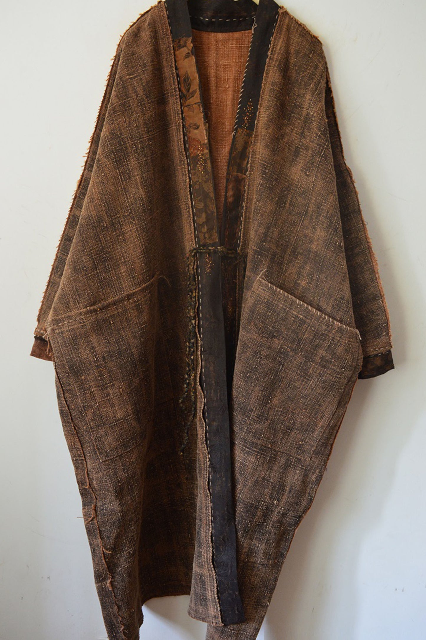 Mud Tussah Silk Chinese Hanfu Coat co0186 X012