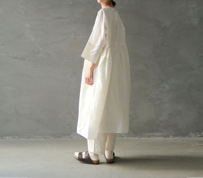 edoa Dupion Silk Minimalist Dress