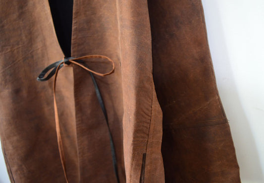 Reversible Mud Silk Dust Coat co0205 A252