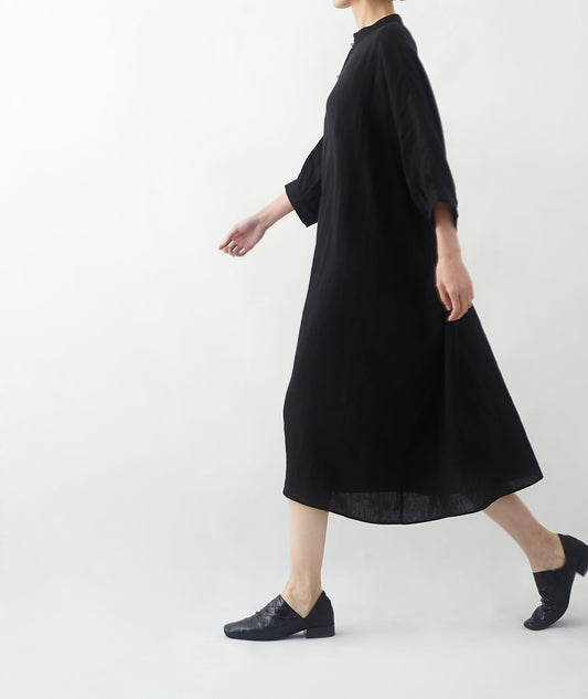 edoa Loose Fitting Linen Modified Dress