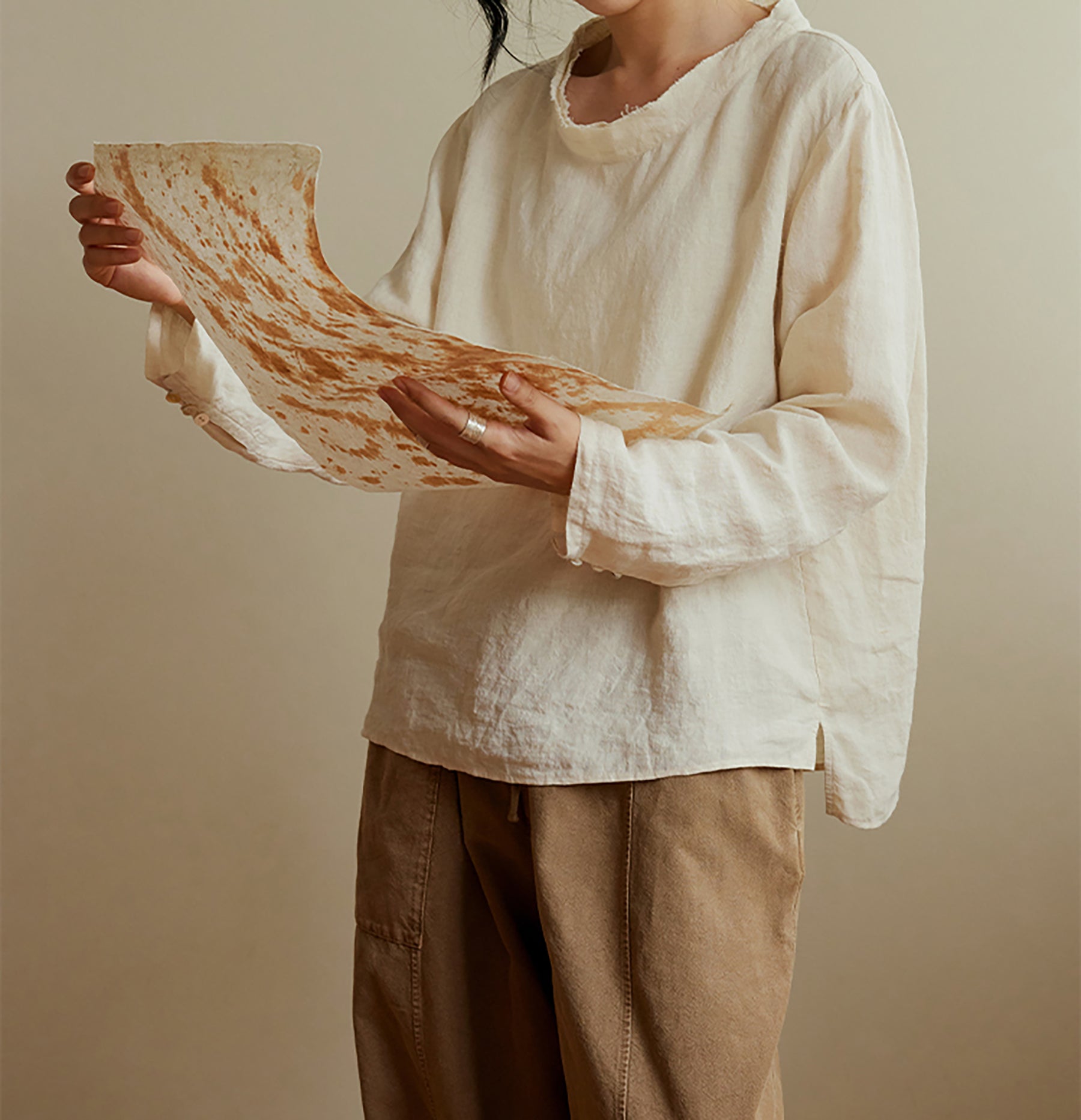 edoa Loose Linen Smock