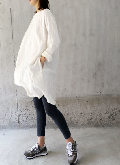 edoa Linen Oversized Tunic