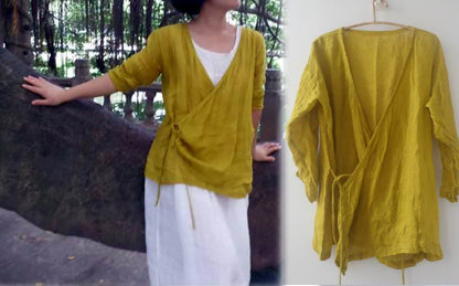 Linen Gauzy Blazer Jacket ja0053 224