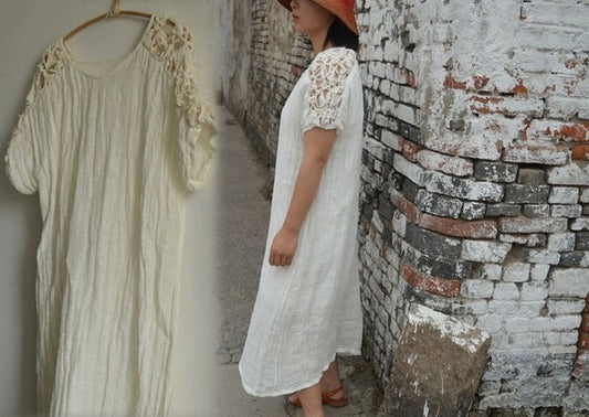 Hand Crochet Decorated Dress dr0235 268