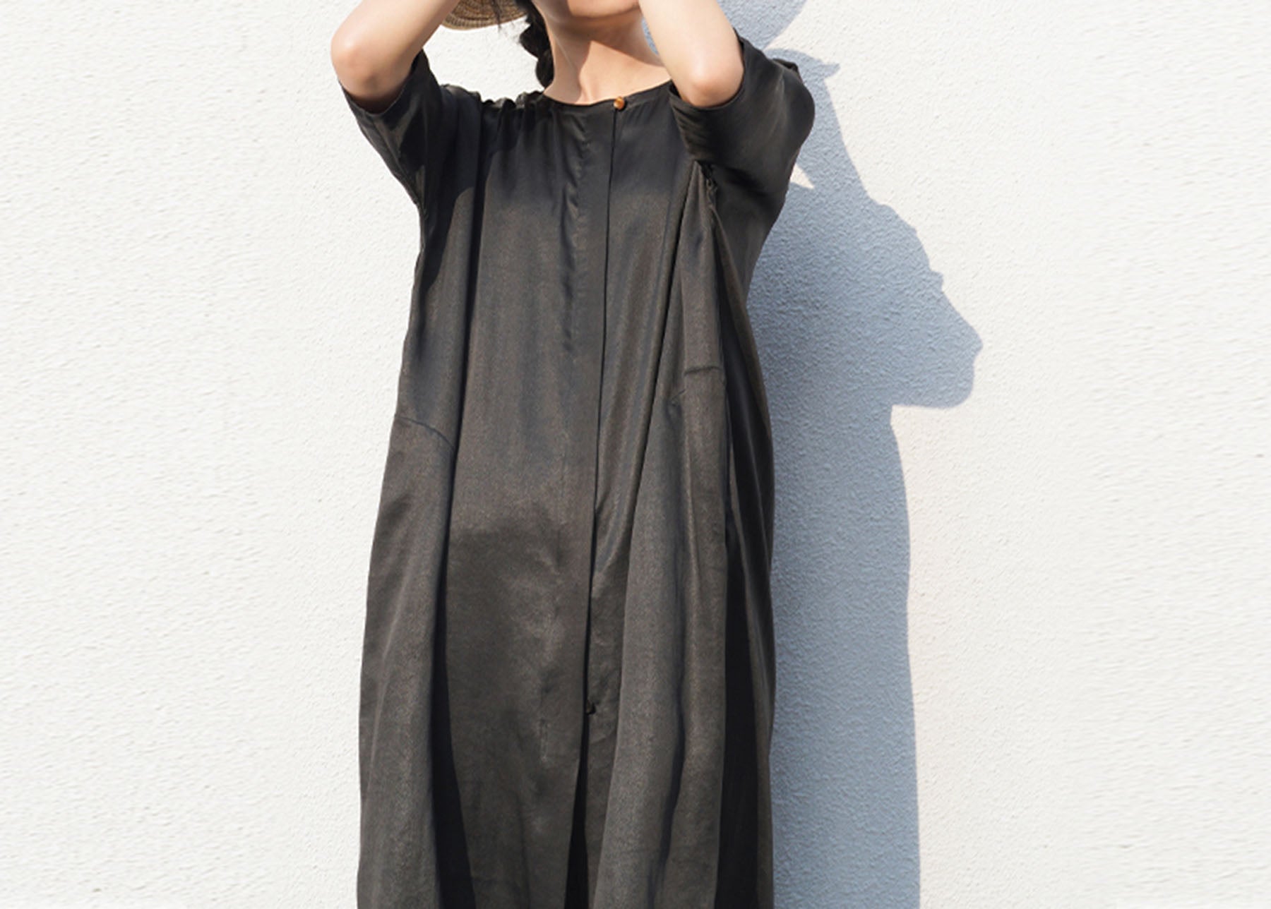 edoa Mud Silk Button Down Shirt 