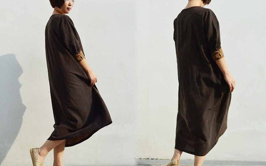 Maxi Distressed Mud Silk Dress dr0379 348
