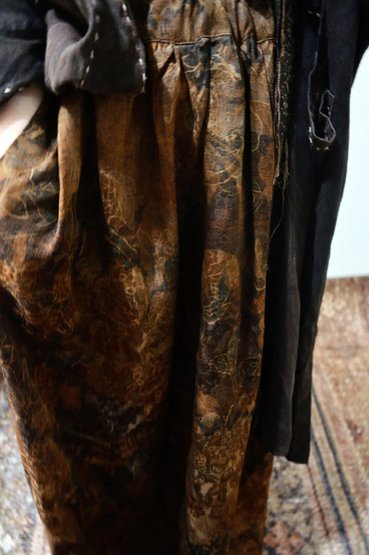 Printed Mud Silk Charmeuse Skirt sk0035 X171