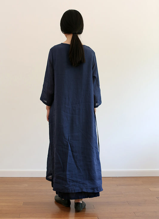 edoa Super Light Ramie Kimono Blouse Jacket (Including Inner Dress)