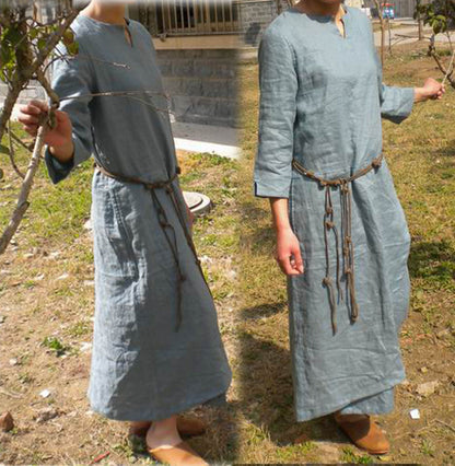 edoa Heavy Weight Linen Dress