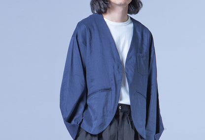 edoa Simplicity V-neck Linen Jacket