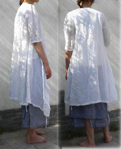 edoa ramie kimono blouse