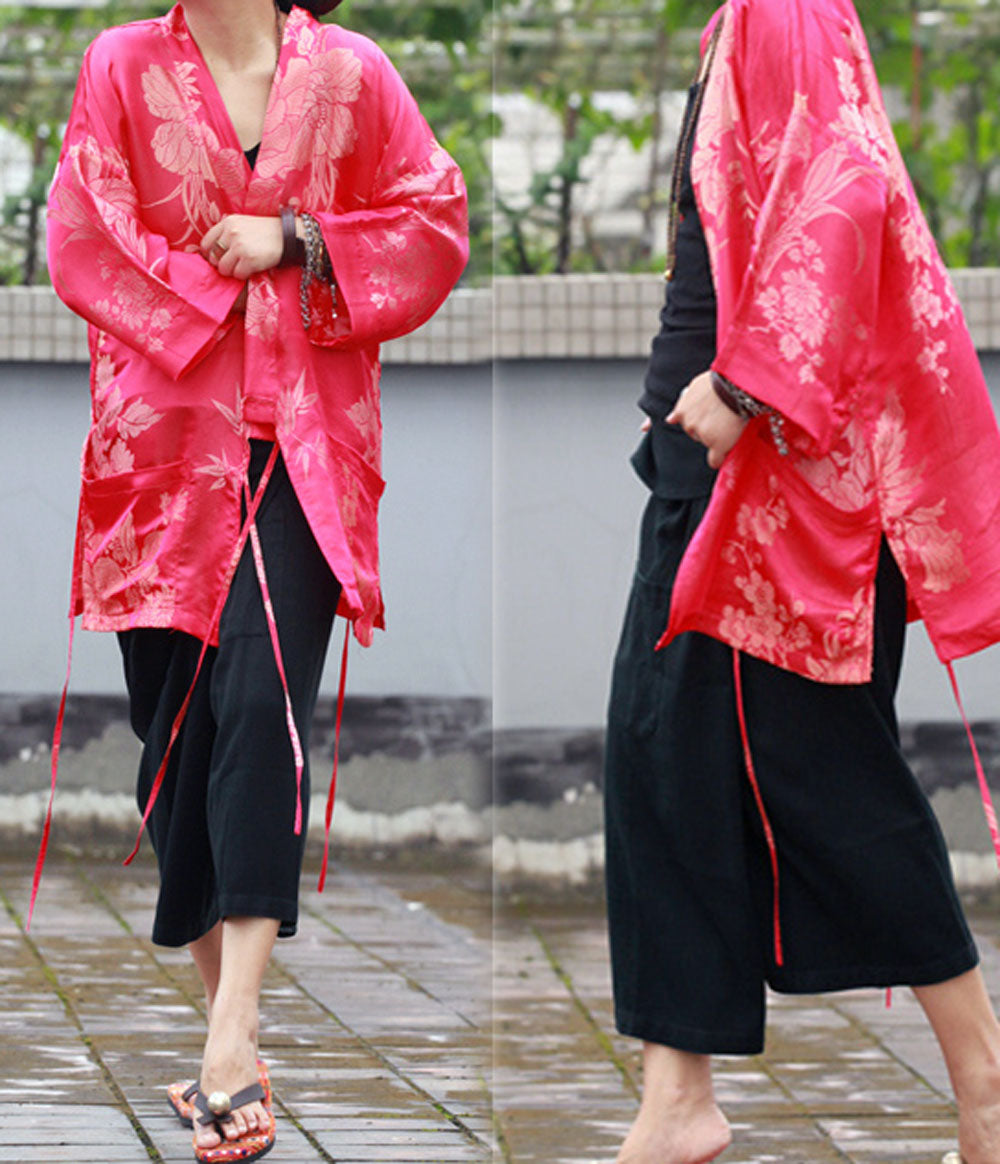 Silk Cotton Blend Modified Chinese Jacket ja0055 158