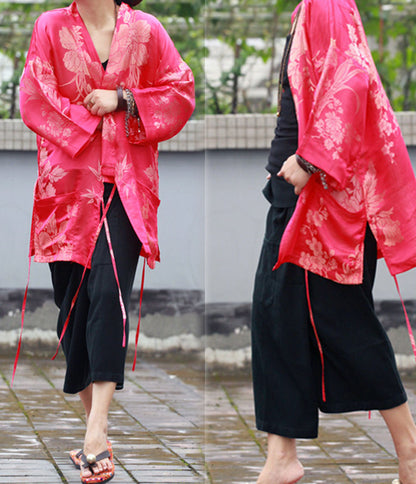 Silk Cotton Blend Modified Chinese Jacket ja0055 158