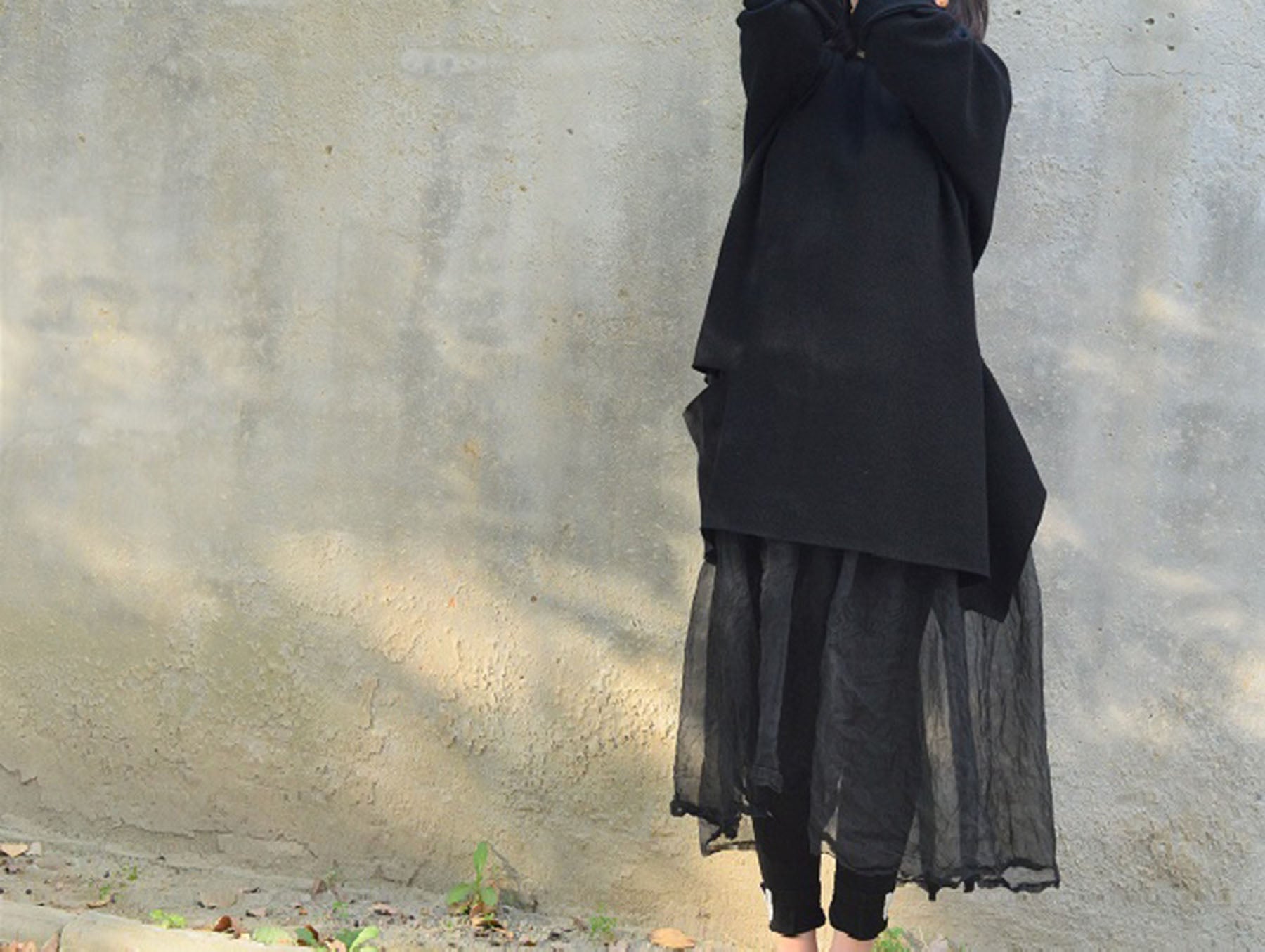 edoa Wool Cut-out Tunic