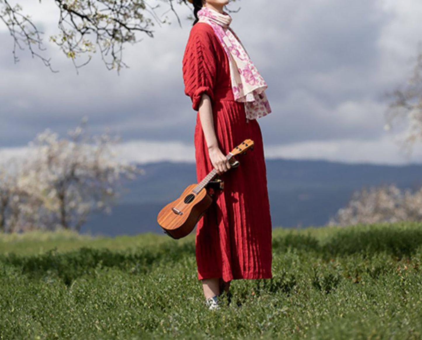 edoa Hand-pintucked Linen Dress