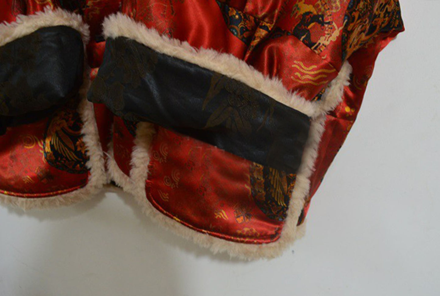 edoa Mulberry Silk Goose Down Chinese Coat