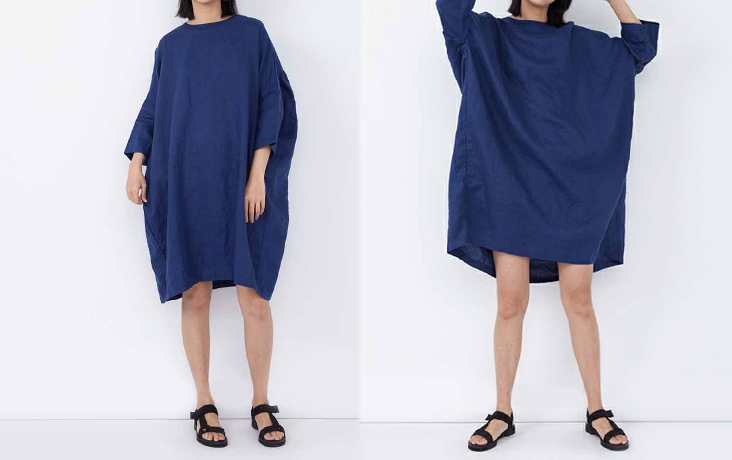 edoa French Linen Smock Tunic