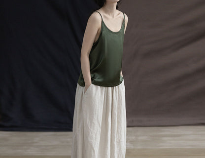 edoa Silk Satin Camisole Top