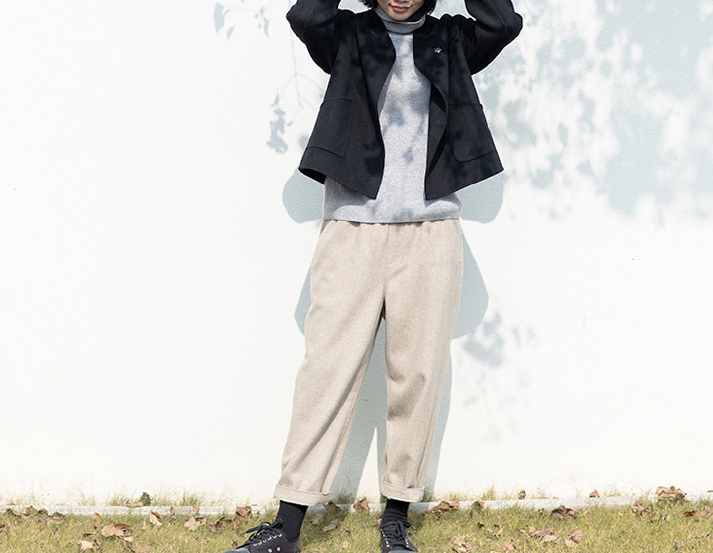 edoa Double Faced Alpaca Wool Jacket