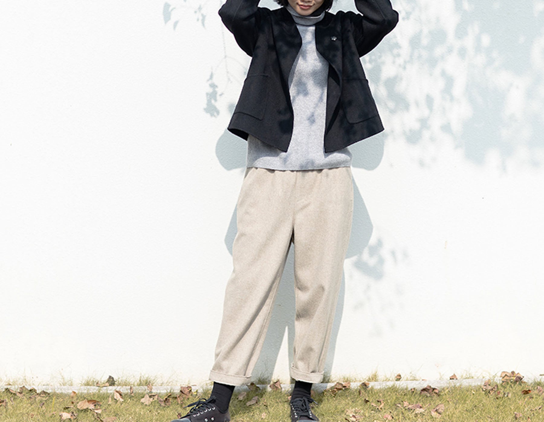 edoa Double Faced Alpaca Wool Jacket