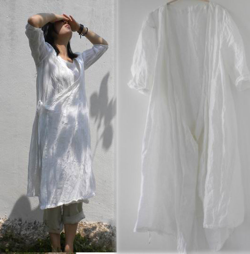 edoa ramie kimono blouse