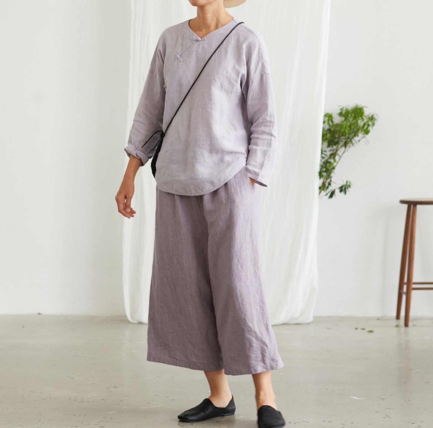 edoa Modified Hemp Chinese Top