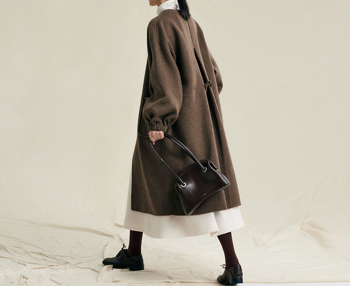 edoa Premium Double Faced Alpaca Coat 