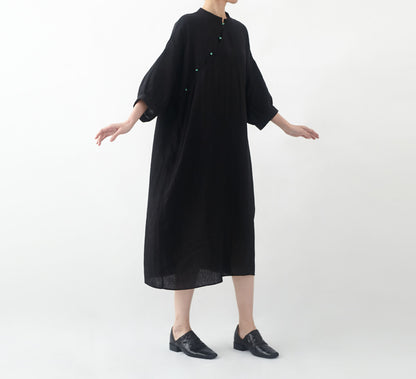 edoa Loose Fitting Linen Modified Dress