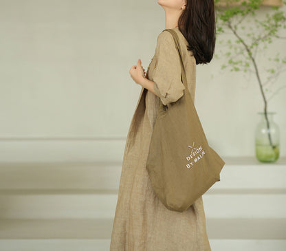 edoa Bronze A Line Linen Tunic