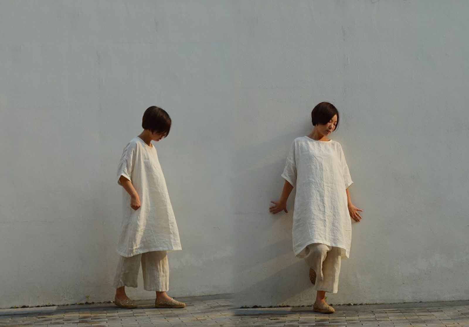 edoa Washed Linen Tunic 